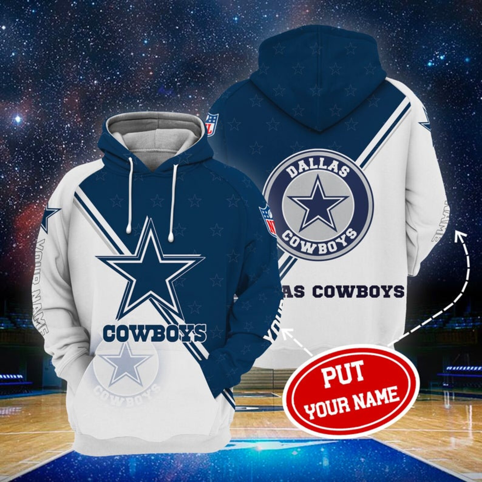 Nfl Dallas Cowboys Hoodie 3D All Over Print Hoodie
