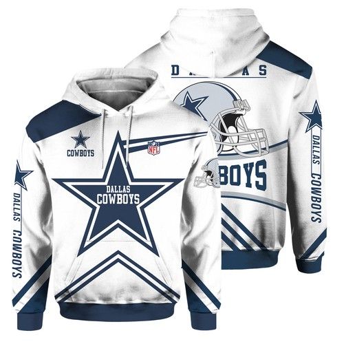 Nfl Dallas Cowboys Men And Women 3D Full Printing Hoodie