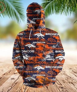 Nfl Denver Broncos 3D All Over Print Zip Up Hoodie Option