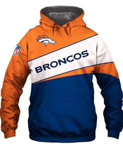 Nfl Denver Broncos Men And Women 3D All Over Print Zip Up Hoodie Option