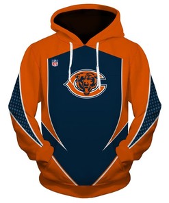 Nfl Football Chicago Bears 3D All Over Printed Hoodie, Zip Up Hoodie
