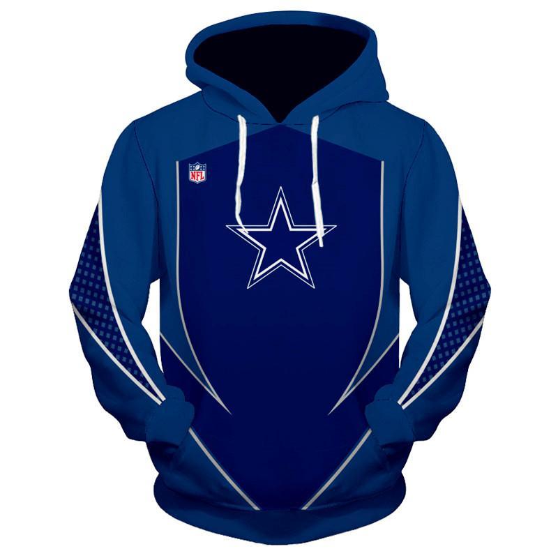 Nfl Football Dallas Cowboys 3D All Print Hoodie, Zip Up Hoodie