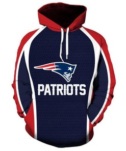 Nfl Football New England Patriots 3D All Over Print Zip Up Hoodie Option