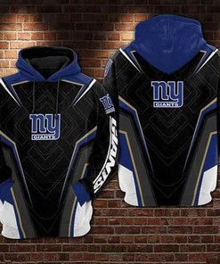 Nfl Football New York Giants 3D All Over Print Zip Up Hoodie Option