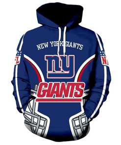Nfl Football New York Giants 3D All Over Printed Hoodie, Zip Up Hoodie