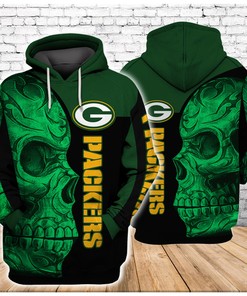 Nfl Green Bay Packers Camo Design 3D Hoodie