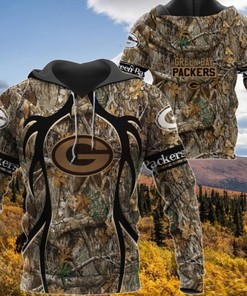 Nfl Green Bay Packers Hunting Camo 3D Hoodie, Hunting Camo Hoodie, Green Bay Packers Hoodie, Football Hoodie