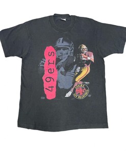 NFL Joe Montana San Francisco Sf 49Ers Tshirt Pullover Hoodie Crewneck Sweatshirt Reprinted Full Color Full Size Gifts For NFL Fans