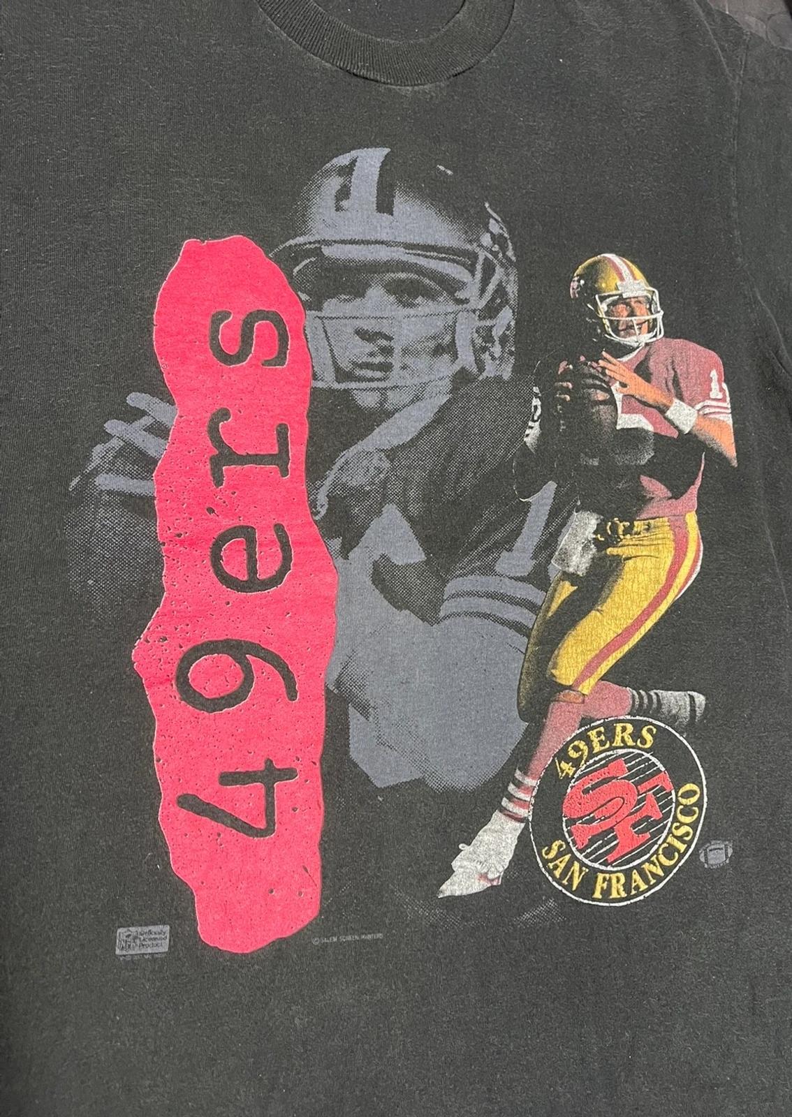 NFL Joe Montana San Francisco Sf 49Ers Tshirt Pullover Hoodie Crewneck Sweatshirt Reprinted Full Color Full Size Gifts For NFL Fans - Image 2