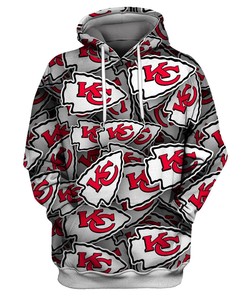 Nfl Kansas City Chiefs 3D All Over Print Zip Up Hoodie Option