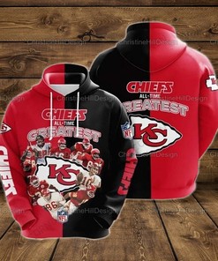 Nfl Kansas City Chiefs 3D All Over Print Zip Up Hoodiezip Up Hoodie