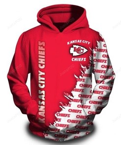 Nfl Kansas City Chiefs Offical Classic Chiefs Team Men And Women 3D Full Printing Hoodie Zip Hoodie