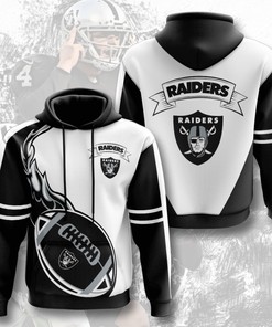 Nfl Las Vegas Raiders 3D All Over Print Zip Up Hoodie Option