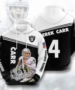 Nfl Las Vegas Raiders Derek Carr 3D All Over Print Zip Up Hoodie Option