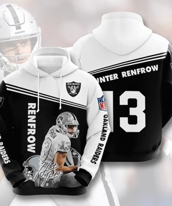 Nfl Las Vegas Raiders Hunter Renfrow 3D All Over Print Zip Up Hoodie Option