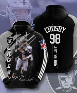 Nfl Las Vegas Raiders Maxx Crosby 3D All Over Print Zip Up Hoodie Option