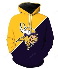 Nfl Minnesota Vikings 3D All Over Print Zip Up Hoodie Options