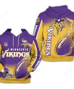 Nfl Minnesota Vikings Pullover Hoodie 3D Hoodie For Men For Women, All Over Printed Hoodie Shirt 2020