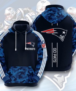 Nfl New England Patriots 3D All Over Print Zip Up Hoodie Option