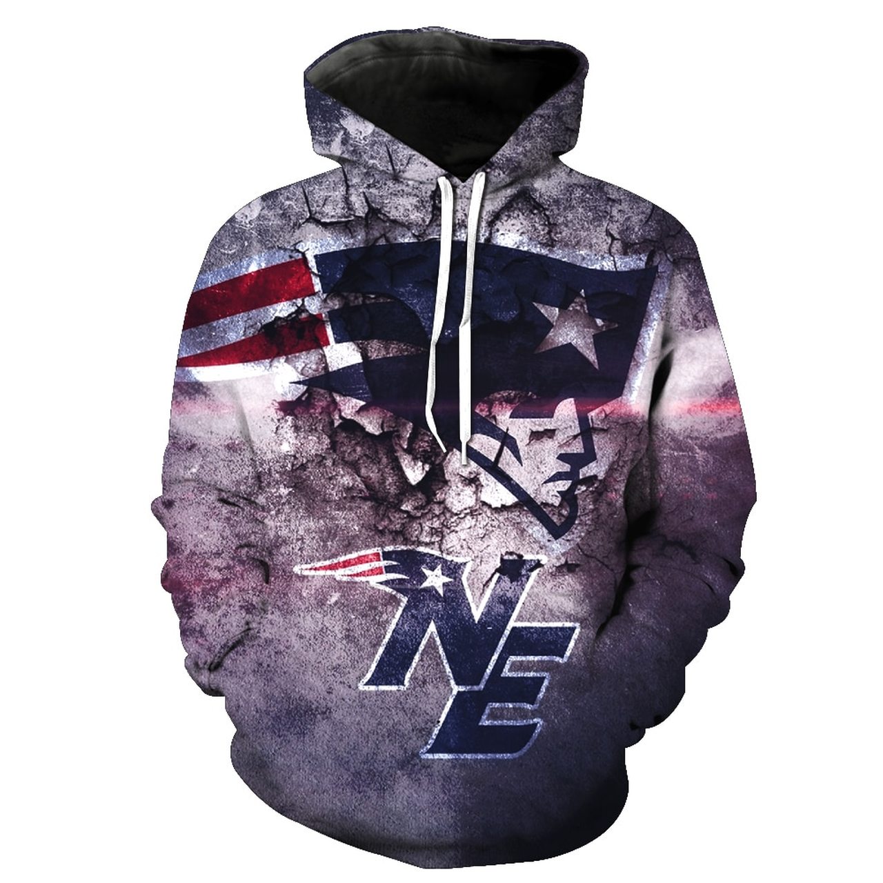 Nfl New England Patriots 3D Printed Hoodie
