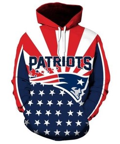 Nfl New England Patriots Flag 3D All Over Print Zip Up Hoodie Option