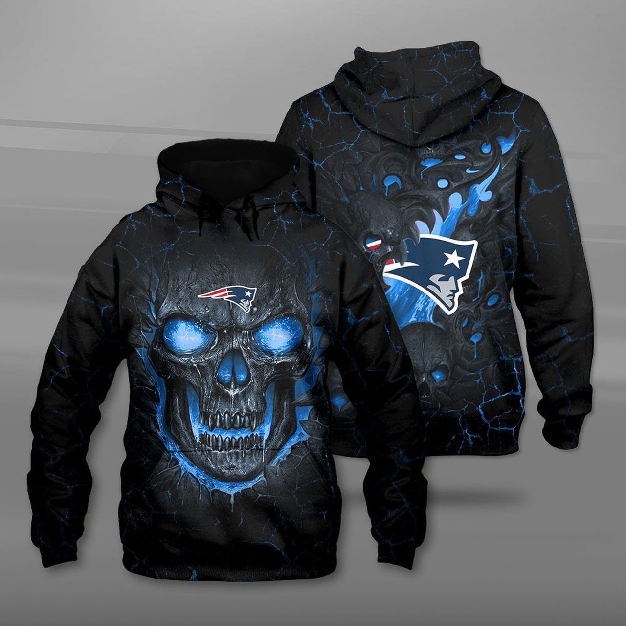 Nfl New England Patriots For Unisex 3D All Over Print Zip Up Hoodie Option