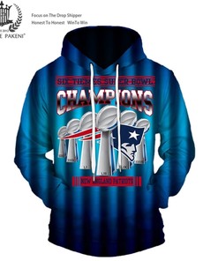 Nfl New England Patriots Super Bowl Champions Liii 3D All Over Print Zip Up Hoodie Option