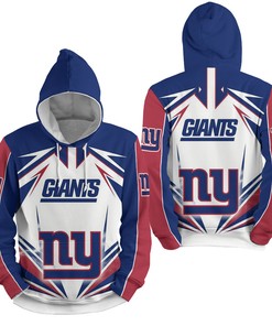 Nfl New York Giants Lighting 3D Full Over Print Hoodie Zip Hoodie Sweater Tshirt 3