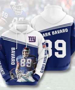 Nfl New York Giants Mark Bavaro 3D All Over Print Zip Up Hoodie Option