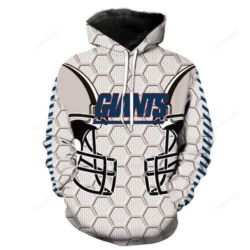 Nfl New York Giants Men And Women 3D All Over Print Zip Up Hoodie Option