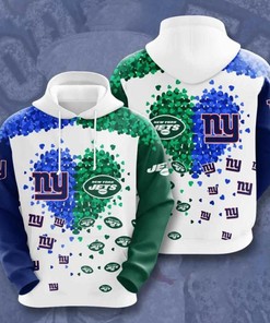 Nfl New York Giants Vs New York Jets 3D Hoodie
