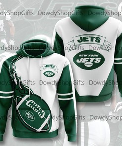 Nfl New York Jets 3D All Over Printed Hoodie, Zip Up Hoodie