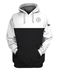 Nfl Pittsburgh Steelers Branded 3D All Over Print Zip Up Hoodie Option