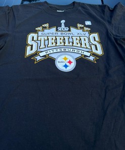 NFL Pittsburgh Steelers Super Bowl Tshirt Pullover Hoodie Crewneck Sweatshirt Reprinted Full Color Full Size Gifts For NFL Fans