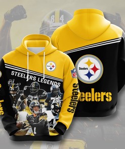 Nfl Pittsburgh Steelers Team 3D All Over Print Zip Up Hoodie Option