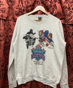 NFL Rose Bowl Xxvii Vintage Style Tshirt Pullover Hoodie Crewneck Sweatshirt Reprinted Full Color Full Size Gifts For NFL Fans