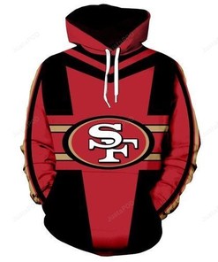 Nfl San Francisco 49Ers 3D Hoodie