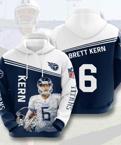 Nfl Tennessee Titans Brett Kern 3D All Over Print Zip Up Hoodie Option