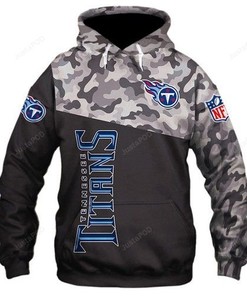 Nfl Tennessee Titans Camo Men And Women 3D Full Printing Hoodie Zip Hoodie Nfl Tennessee Titans 3D Full Printing Shirt