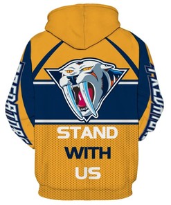 Nhl Hockey Nashville Predators 3D All Over Print Zip Up Hoodie Option