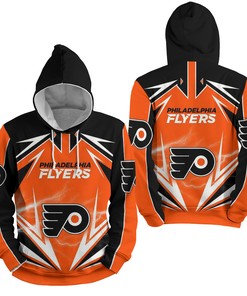 Nhl Philadelphia Flyers Lighting 3D Full Over Print Hoodie Zip Hoodie Sweater Tshirt 3