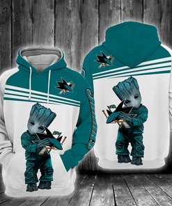 Nhl San Jose Sharks 3D Hoodie Style 01