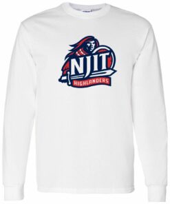 NJIT Highlanders Primary Logo UnisexShirt Sweatshirt Pullover Hoodie Reprinted Full Color Full Size
