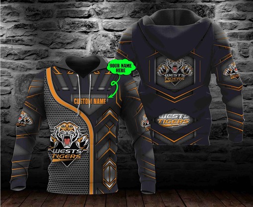 Ntthd987 Personalized Custom 3D Hoodie 3D Hoodie Zip Hoodie, Nrl 3D All Over Print Hoodie Zip Hoodie