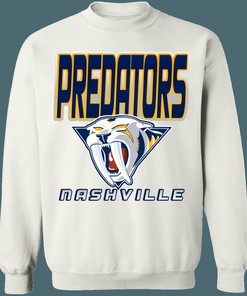 Nashville Predators 2001 RETRO Vintage NHL Crewneck Sweatshirt Hoodie Shirt Gifts for Fans