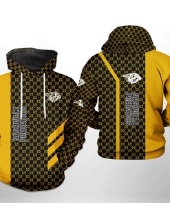 Nashville Predators Nhl 3D All Over Print Hoodie With Zip Up