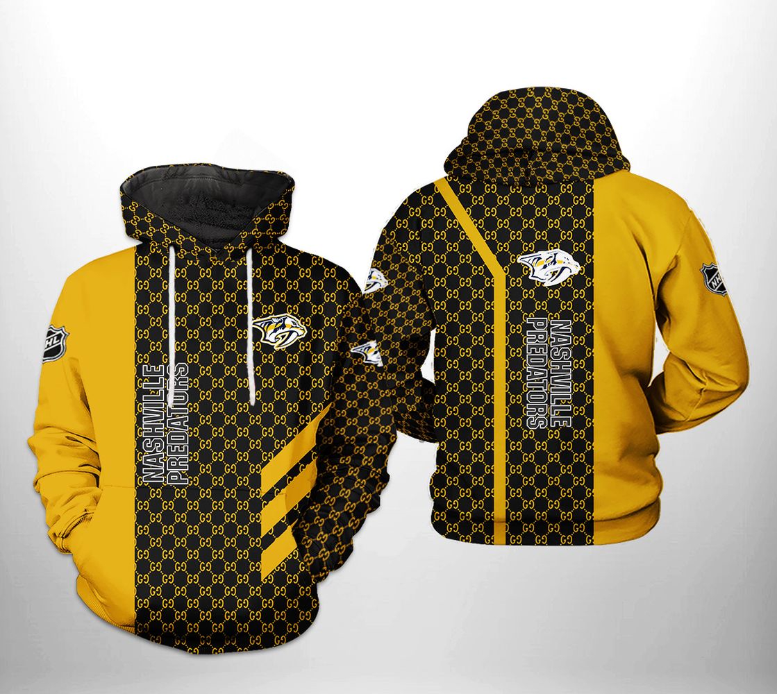 Nashville Predators Nhl 3D All Over Print Hoodie With Zip Up