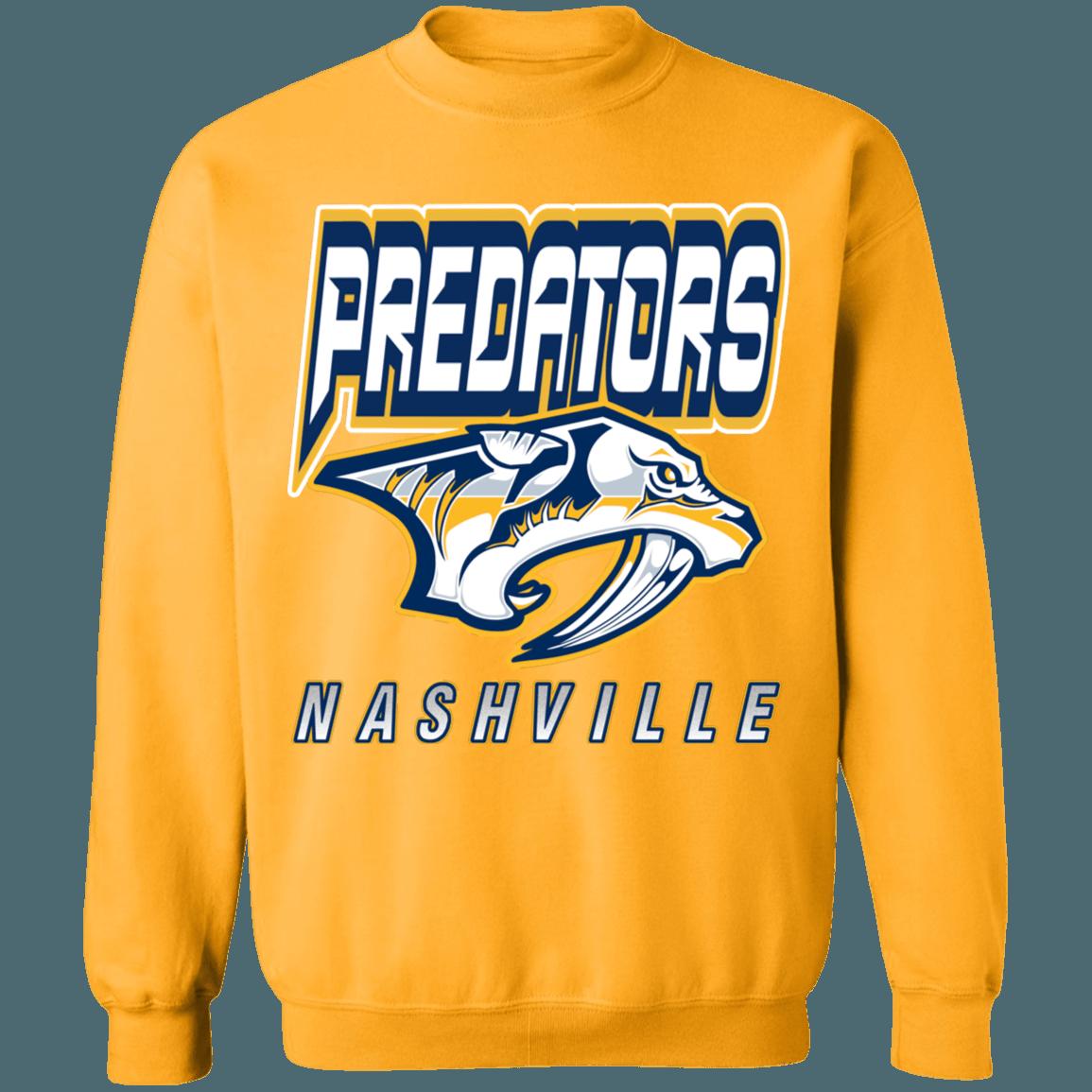 Nashville Predators SABRETOOTH Retro NHL Crewneck Sweatshirt Hoodie Shirt Gifts for Fans Sweater - Image 2