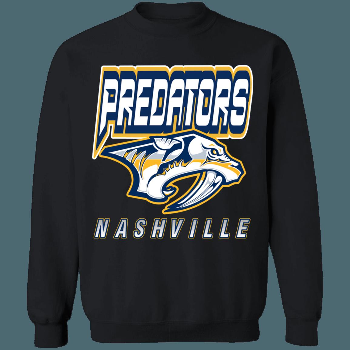 Nashville Predators SABRETOOTH Retro NHL Crewneck Sweatshirt Hoodie Shirt Gifts for Fans Sweater - Image 3