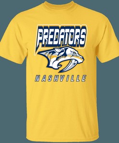 Nashville Predators SABRETOOTH Retro NHL T-Shirt Sweatshirt Hoodie Gifts for NHL Fans
